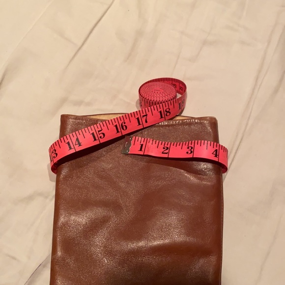 Vero Cuoio Brown Leather Mid Calf High Heel Boots - Picture 9 of 9